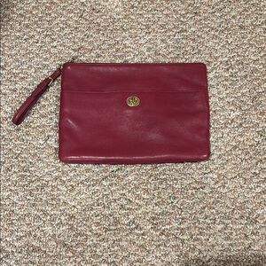 VINTAGE COACH leather clutch